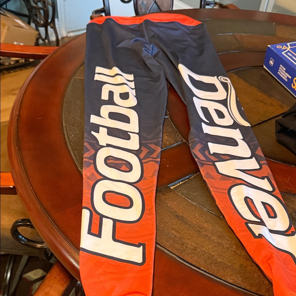 Denver Bronco Leggings small NWOT